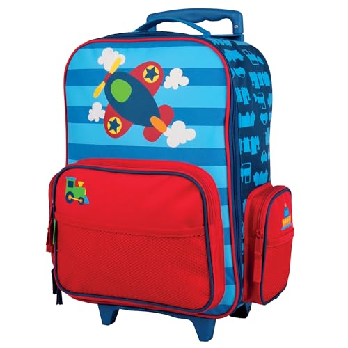 Stephen Joseph boys Airplane Stephen Joseph Classic Rolling Luggage, Airplane, 14.5 x 6.5 18 US