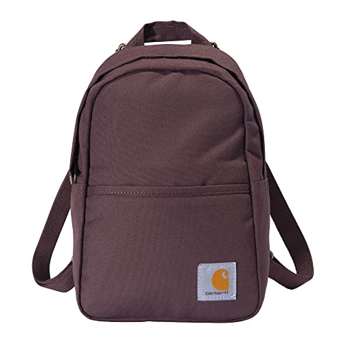 Carhartt Classic Mini Backpack, Durable, Water-Resistant Backpack with Adjustable Shoulder Straps, Wine
