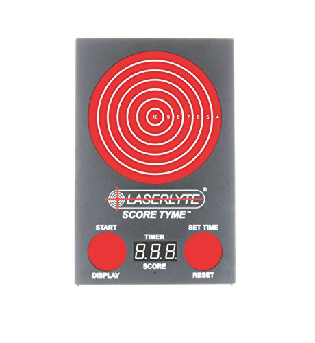 LaserLyte TLB-XL Score Tyme Trainer Target with Point of Impact Display and Timed Games for Reactive Laser Shooting and Dry Fire Practice, Multi, Height: 13', Width: 8.75', Depth 1.5'