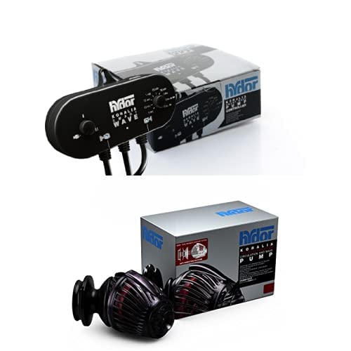 Bundle of Hydor Koralia Wavemaker Basic Controller, Dual Pump, 12V, DC + Hydor 60701151 Koralia 3G Third Generation Circulation Pump, 2450Gph/8.5watt