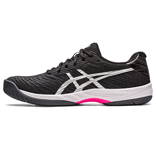 ASICS Men's Gel-Game 9 Tennis Shoes, 13, Black/HOT Pink