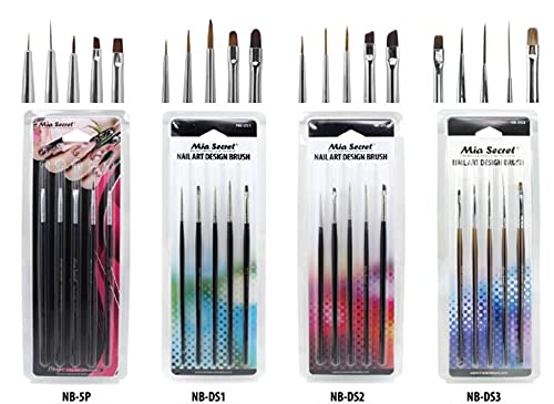 Mia Secret - Brush - (Design) Set - 5P+DS1+DS2+DS3