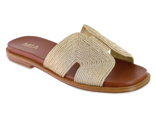 MIA Women's Dia Sandal, Soft Gold, 9