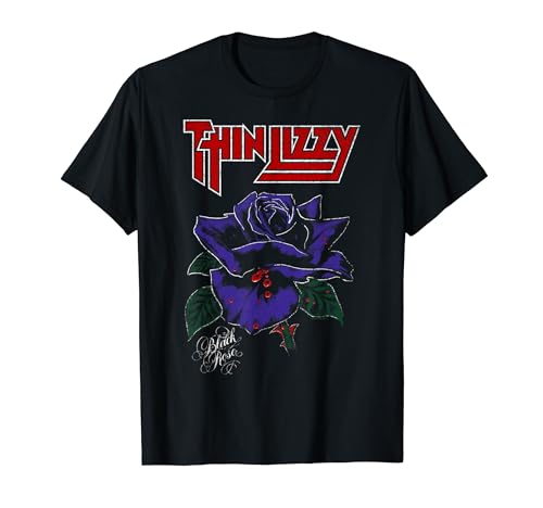 Thin Lizzy – Black Rose Color T-Shirt