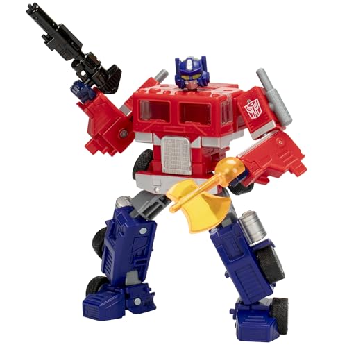 Transformers Legacy United Deluxe Class G1 Universe Optimus Prime, 5.5-inch Converting Action Figure, for Boys and Girls Ages 8+