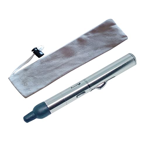 Butane Torch Lighter, FengFang Detachable Inflatable Lighter (Silver)