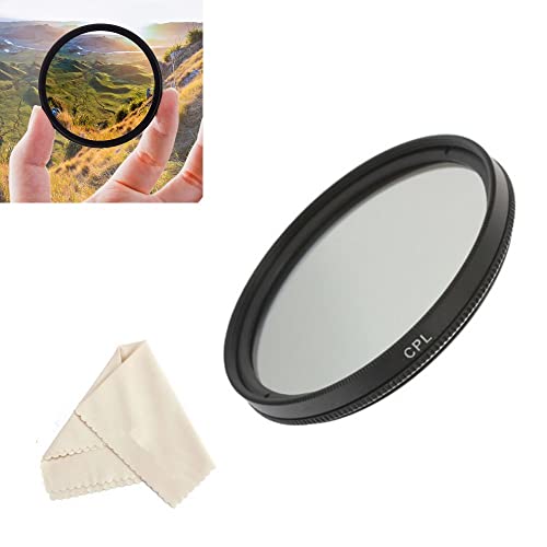 Camera Lens CPL Filter 72mm Ultra Slim HD Circular Polarizer Filter for Opteka 12mm f/2.8 Lens, Opteka 500mm f/8 HD Telephoto Mirror Lens