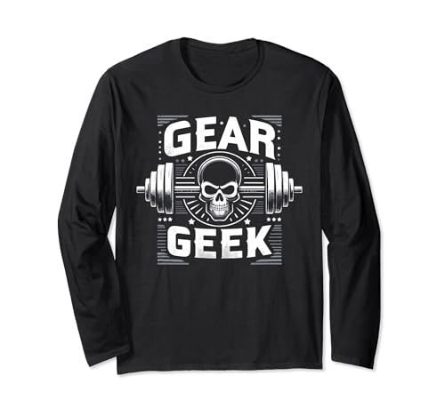 Funny Athlete Gym Fitness Bodybuilding Gear Geek Long Sleeve T-Shirt