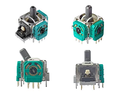 4PCs Replacement Analog Joystick for Xbox One Controller – ElecGear Repair Parts 3D Thumb stick Wireless Controller Rocker with T6 T8 Screwdriver Tool Kit for Xbox One, One S, One X and Elite