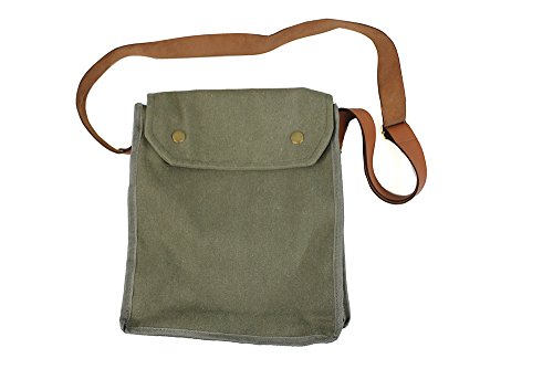 costumebase Indiana Jones MK VII Gas Mask Bag Green Indy Props WWII