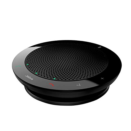 Jabra Speak 410 Corded Speakerphone for Softphones – Easy Setup, Portable USB Speaker for Holding Meetings Anywhere with Outstanding Sound Quality