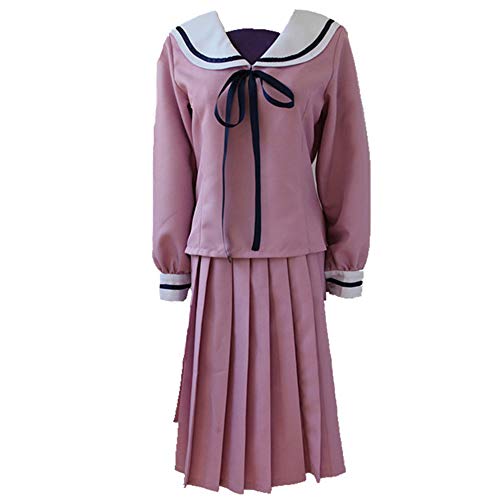 Anime Noragami Stray God Cosplay Costumes Hiyori Iki Women Uniforms Halloween Carnival Party (S) Pink