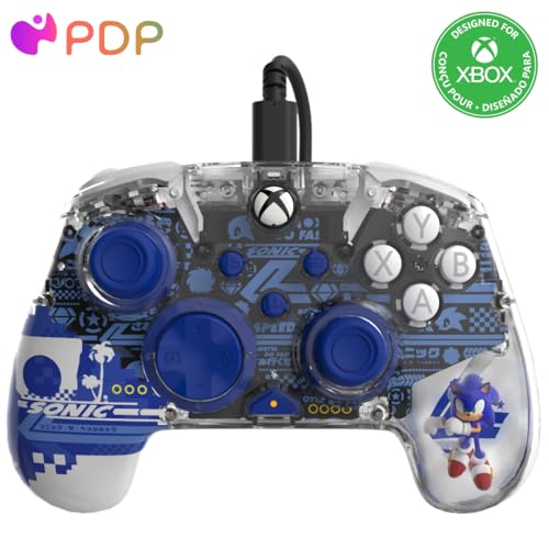 PDP REALMz Wired Controller for Xbox Series X|S, Xbox One, & Windows 10/11 PC - Sonic Superstars: Sonic Speed