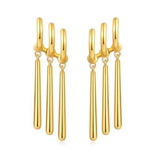 One Piece Zoro Anime Earrings For Women Men Zoro Cosplay-Just One Ear Piercing- Figure Earrings For Anime Lovers (Gold)