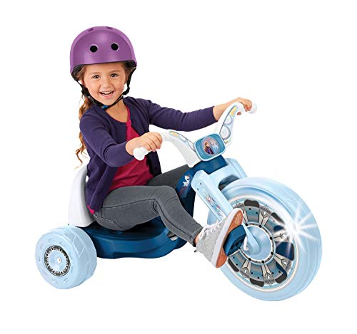 Disney Frozen Frozen 2 Fly Wheels 15' Cruiser Ride-On with 3 Position Adjustable Seat, Ages 3-7 Blue