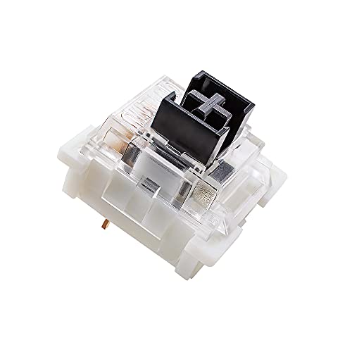 Granvela OUTEMU Low Profile Black Switches 3 Pin Thiner Key switches Pack 20 - Gateron& Cherry MX Equivalent DIY Replaceable Switches for Mechanical Gaming Keyboard