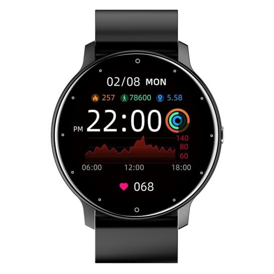 LOBKIN Smart Watch for Men Women, Alexa Built-in1.8 DIY Dial with Blood Oxygen Heart Rate Sleep Fitness Tracker 100 Sport Modes Smartwatch for Android iOS Phone