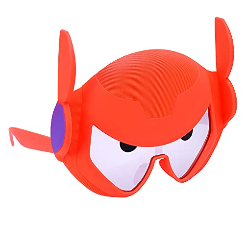 Sunstaches Big Hero 6 Official Baymax Sunglasses | Costume Accessory | UV400 | One Size Fits Most