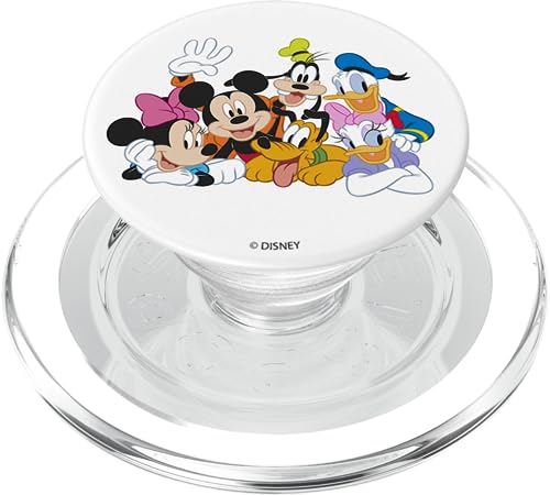 Disney Mickey And Friends Family Group Portrait PopSockets MagSafe PopGrip for iPhone