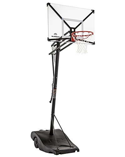 Silverback NXT 50' Backboard Portable Height-Adjustable Basketball Hoop Assembles in 90 Minutes