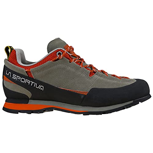 La Sportiva Mens Boulder X Approach/Hiking Shoes, Clay/Saffron, 10.5-11