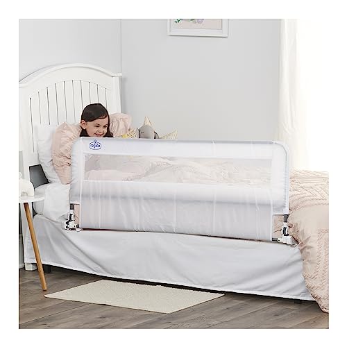 Regalo Hideaway 54-Inch Extra Long Bed Rail Guard, with Reinforced Anchor Safety System