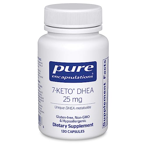 Pure Encapsulations 7-Keto DHEA 25 mg | Unique DHEA Metabolite Supplement to Support Thermogenesis and Healthy Body Composition* | 120 Capsules