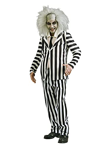 Rubie's mens Beetlejuice Adult Sized Costumes, Black/White, Standard US