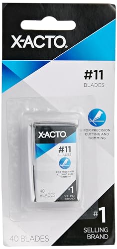 X-ACTO 11 Classic Fine Point Replacement Blades, 40 Count