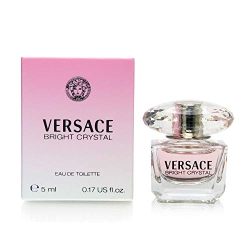Versace. Bright Crystal Eau de Toilette Mini for Women, 0.17 Ounce