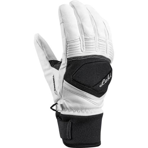 LEKI Copper S Ski Gloves - Women's White/Black Medium