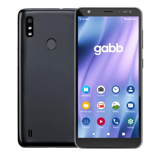 Gabb Phone - 32 GB Smart Phone for Kids & Teens - Black, GPS Tracker, Talk/Text, Parental Control, No Internet/Social Media, Safe Apps, Powered by Verizon, 30 Dollar Activation