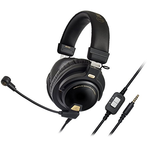 Audio-Technica ATH-PG1 Closed-Back Premium Gaming Headset with 6' Boom Microphone