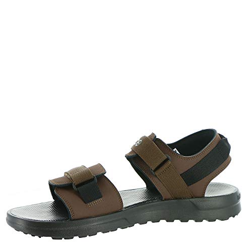 New Balance Unisex-adult 250 V1 Adjustable Sandal, Brown Adrift/Black, Men 10 N / Women 11.5 M
