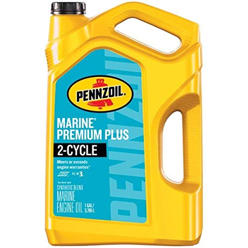 Pennzoil Marine Premium Plus 2-Cycle Synthetic Blend Motor Oil, 1 Gallon