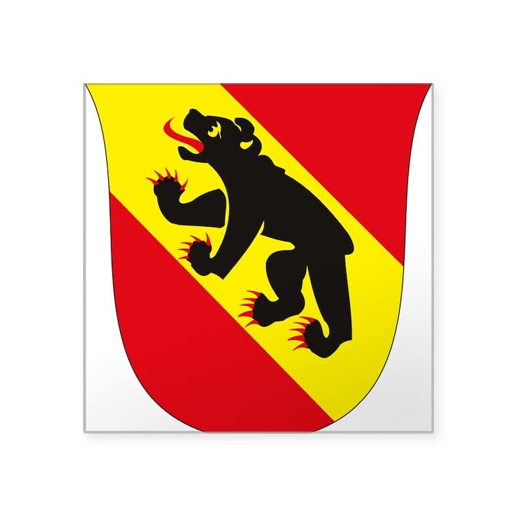 CafePress Bern Coat of Arms Rectangle Sticker Square Bumper Sticker Car Decal