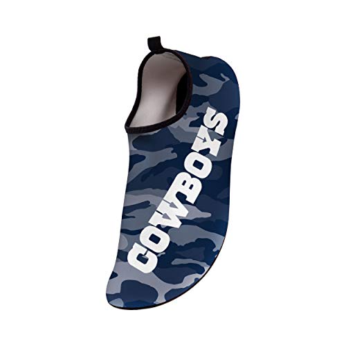 FOCO Men's Yoga Gym Aqua Shoes Dallas Cowboys NFL Camo Water Sock-M, Team Color, Medium 9/10