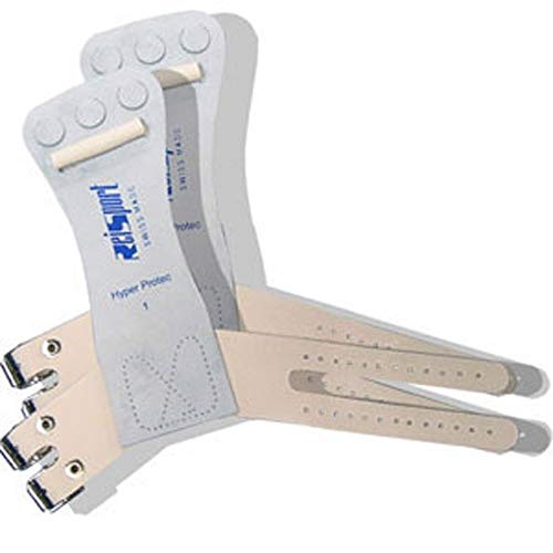 Reisport Hyper Protec Double Buckle Grips - High Bar (3 (7.5' - 8'))