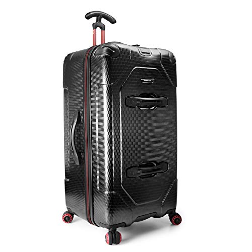 Traveler's Choice Maxporter II 30' Hardside Spinner Trunk Luggage, Expandable, Black