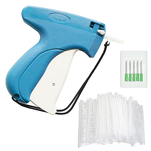 Tagging Gun for Clothing, 1606pcs Price Tag Gun Kit for Clothes Labeler, Garment Tag Attacher Gun with 6 Steel Needles and 1600 1-in Barbs Fasteners for Fine Tagging Applications