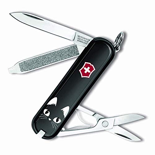 Victorinox Classic SD 7 Function Black Cat Limited Edition Pocket Knife