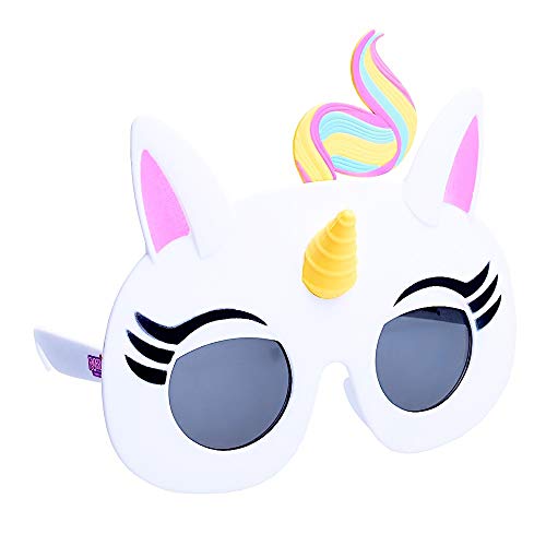Sun-Staches SG3392 Officially Licensed Fingerlings Unicorn, White, Pink, Black, Yellow, Pink, One Size