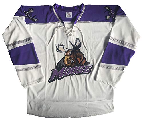 Moose Jerseys - White Size Goalie Cut