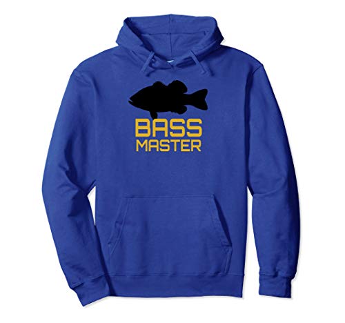 Bass Master Fishing Shirt Tackle Gear Lure Largemouth Bass Pullover Hoodie