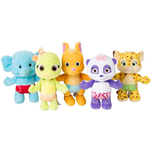 Snap Toys Word Party 7' Plush Baby Animals, 5 Pack - Lulu, Bailey, Franny, Kip and Tilly - from The Netflix Original Series - 18+ Months