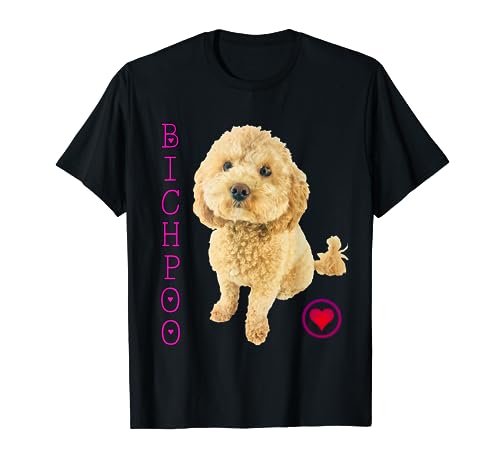 Bichpoo Puppy Dog Poodle cross Noodle Super cute Boodle T-Shirt