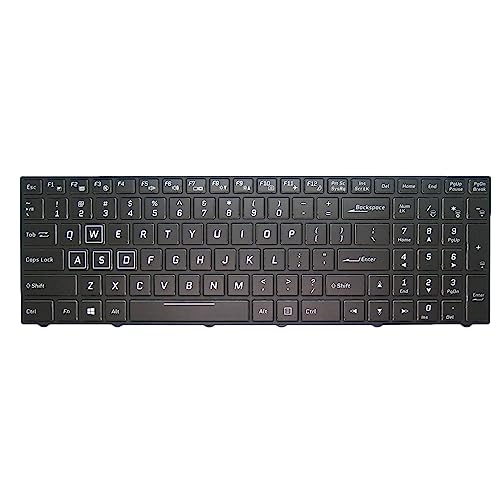 Laptop Keyboard for Sager NP7850 NP7870 N850HP6 N870HP6 English US Black with Backlit New