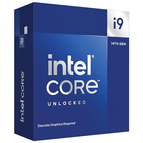 Intel Core i9-14900KF New Gaming Desktop Processor 24 cores (8 P-cores + 16 E-cores) - Unlocked