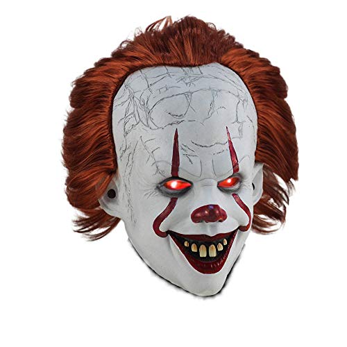 Beita Horror Clown Mask Creepy IT Mask is Perfect for Cosplay Halloween, Movie Premiere and More.Halloween Mask