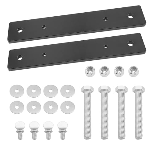 SC-2000 Additional Trailer Chock Adapter Kit Compatible with SC-3000 and SCC-4000 Motorcycle Trailer Wheel Chock for Easy Fixation and Transportation, 1/3'' Heavy Steel Plates